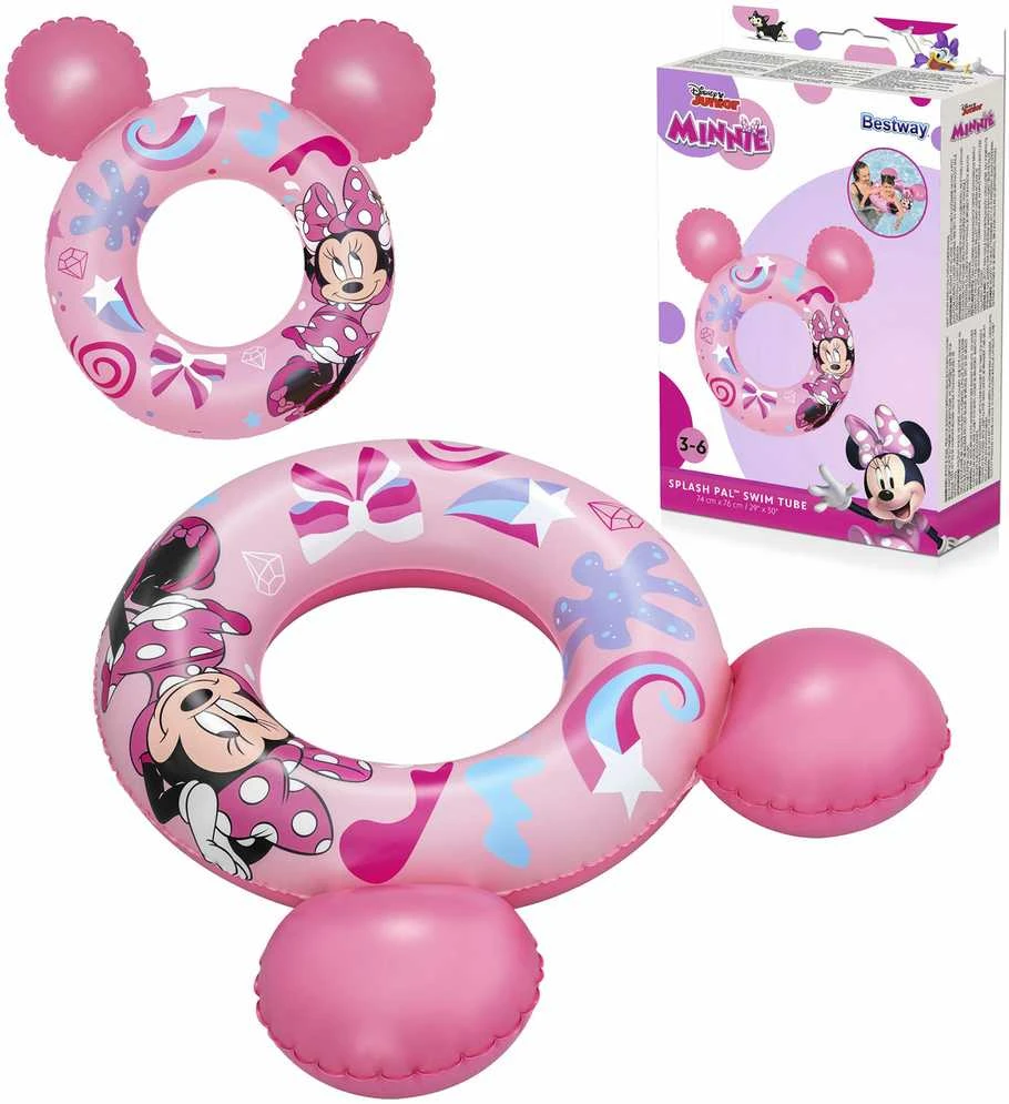 Pripučiamas ratas Bestway Minnie 9102, rožinis, 76 mm