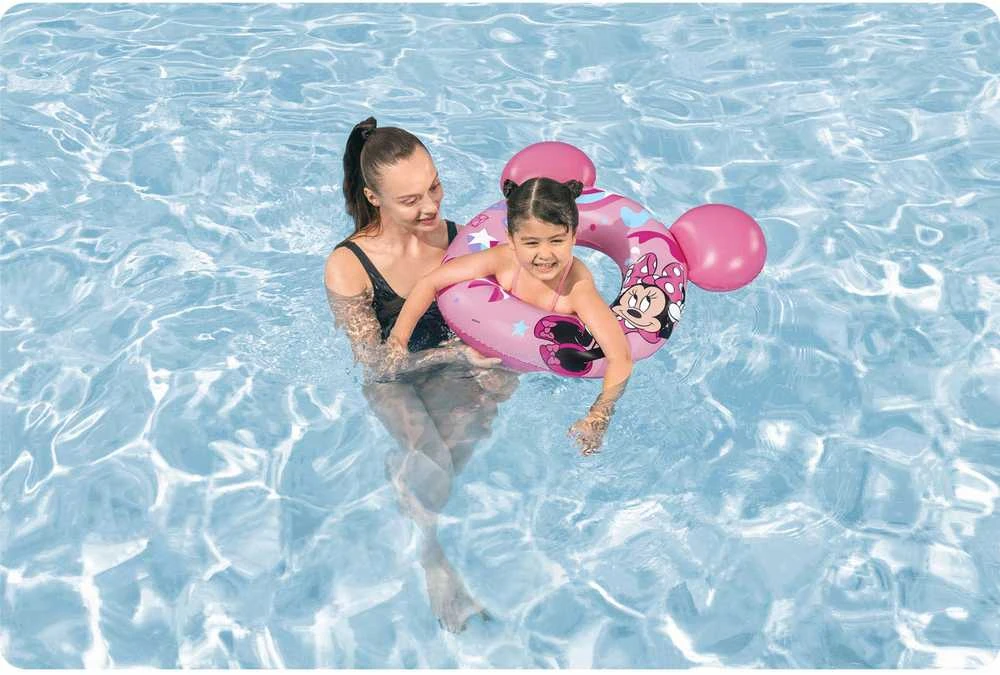 Pripučiamas ratas Bestway Minnie 9102, rožinis, 76 mm