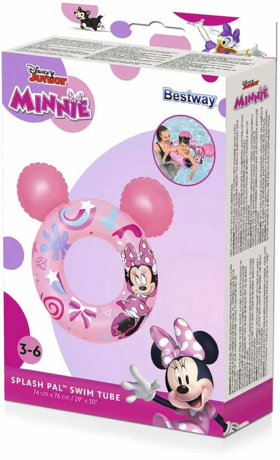 Pripučiamas ratas Bestway Minnie 9102, rožinis, 76 mm