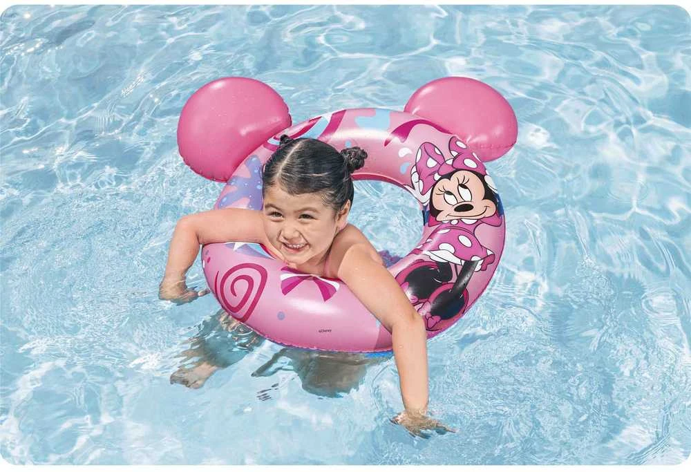 Pripučiamas ratas Bestway Minnie 9102, rožinis, 76 mm