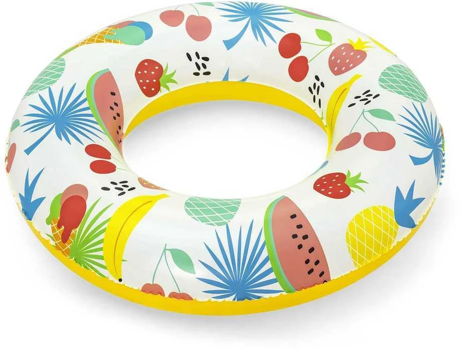 Arbūzų spalvos plaukimo ratas, 61 cm, „Bestway 36014“