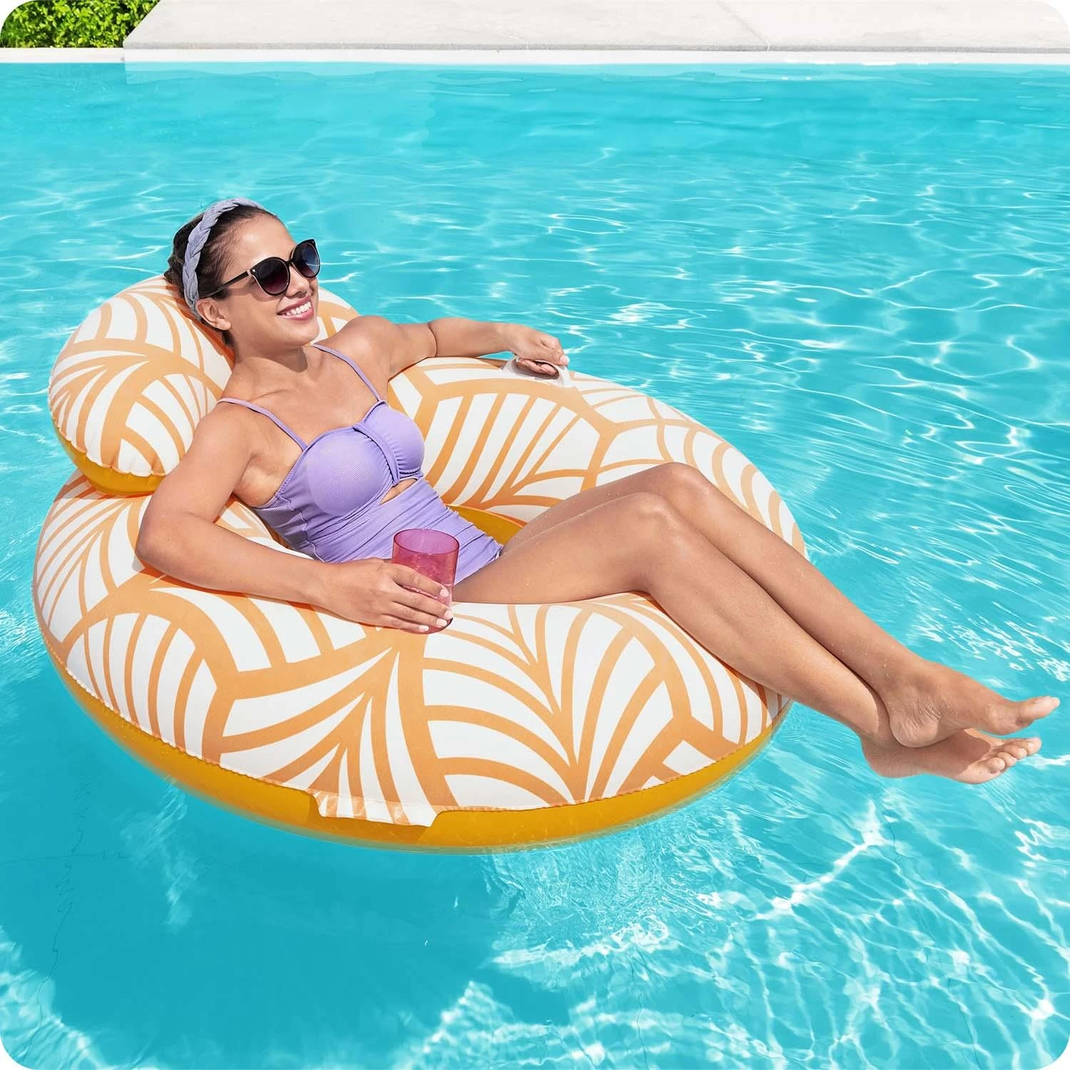 Plaukimo ratas Bestway Comfort Plush, 118 cm