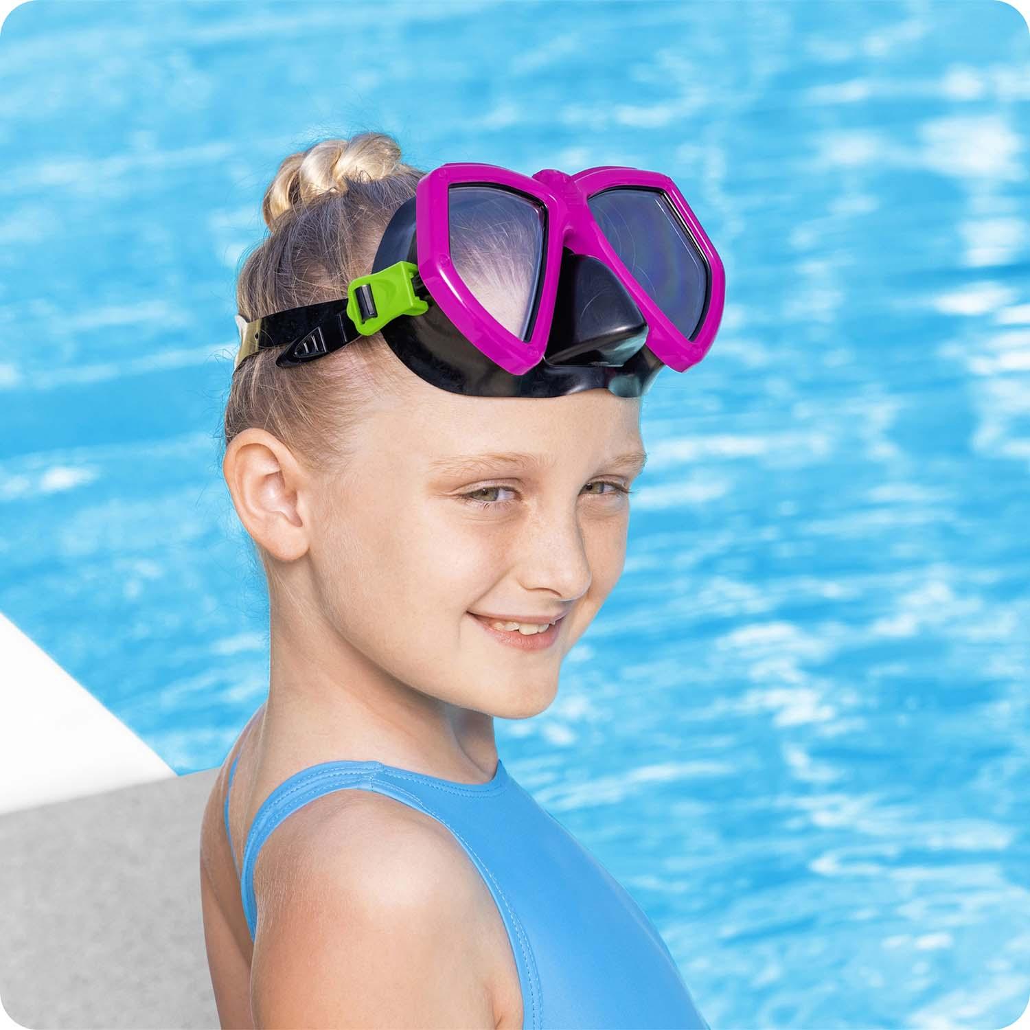 „Bestway 22040“ rožinė plaukimo kaukė
