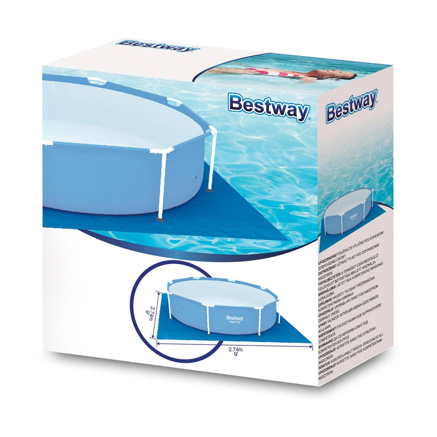 Žemės užtiesalas baseinui Bestway, 274x274cm