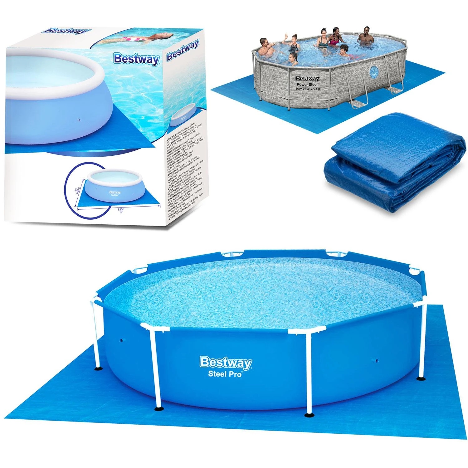 Bestway 58002 baseino priedas Pagrindo audinys