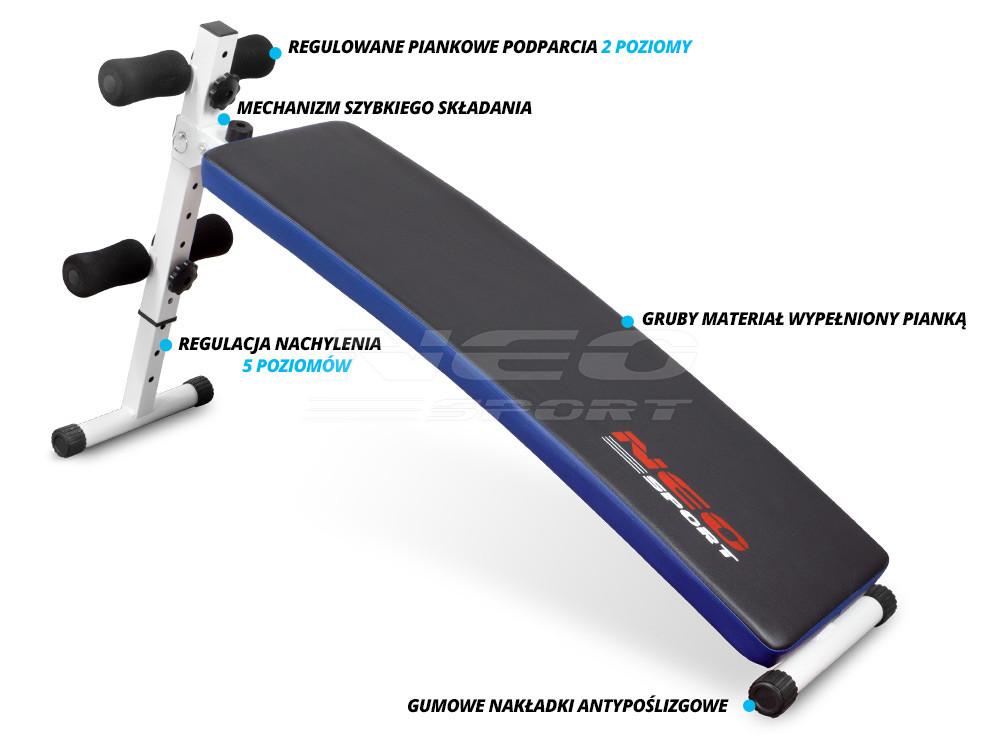 Neo-Sport NS-05 pasviręs mankštos suoliukas