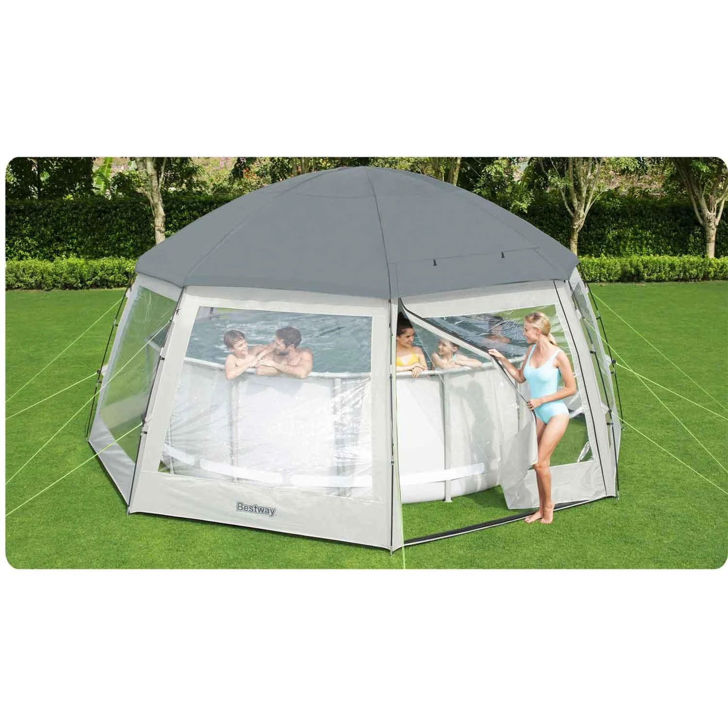 Bestway Skliautas baseinui, 600x600x295cm