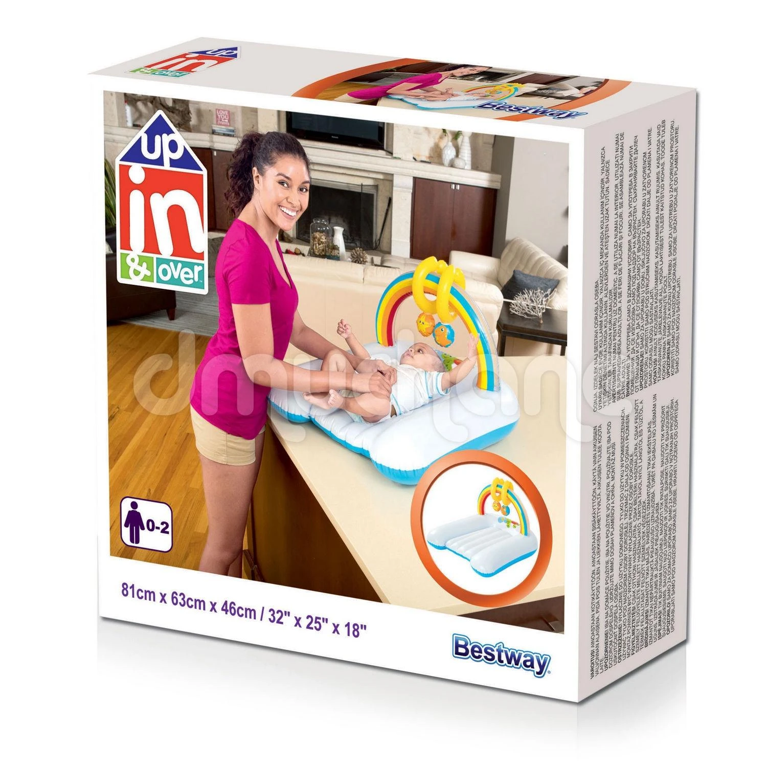 BESTWAY vystymo lenta Changing Mat 81 x 63 x 46cm, 52241