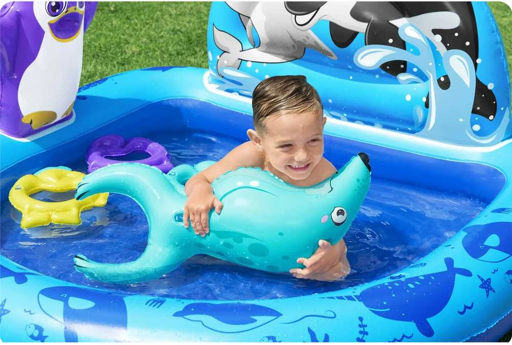 Pripučiamas baseinas BESTWAY POLAR PALS, 34 x 131 x 73 cm