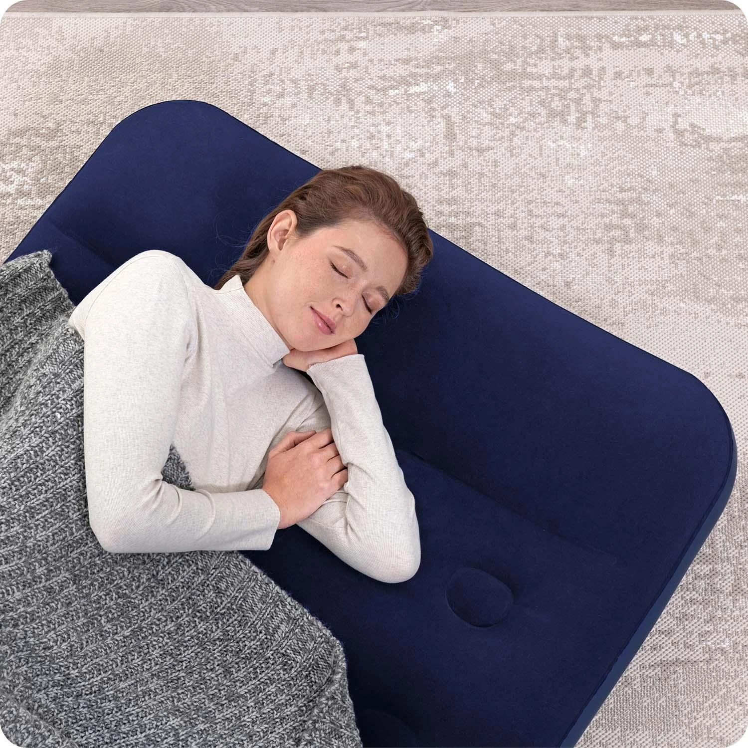 Bestway Pripučiamas vienvietis čiužinys su įmontuota kojine pompa ir pagalve 185x99x28cm 67224