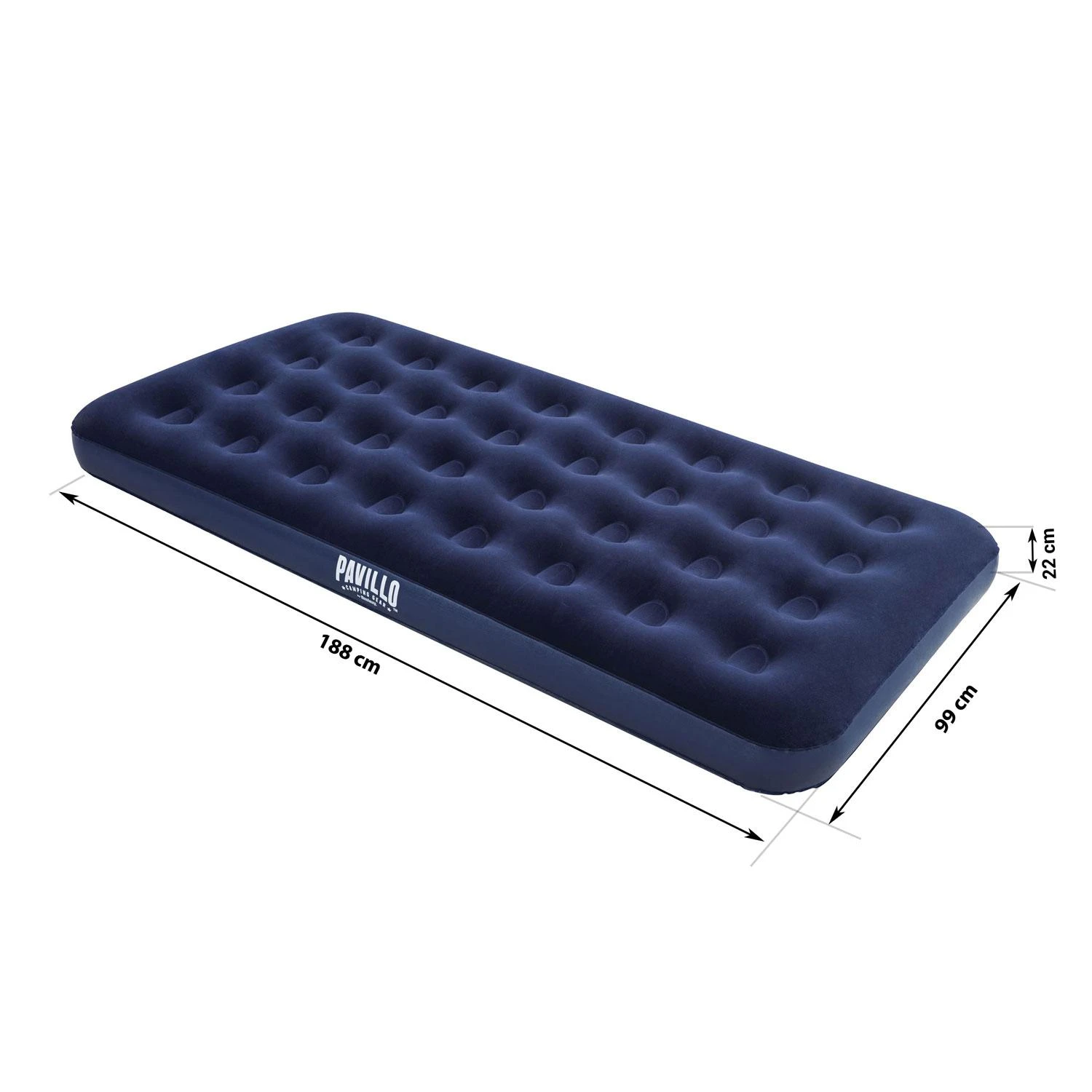 Pripučiamas čiužinys 188x99x22 cm su stūmokliniu pompa Bestway 67001