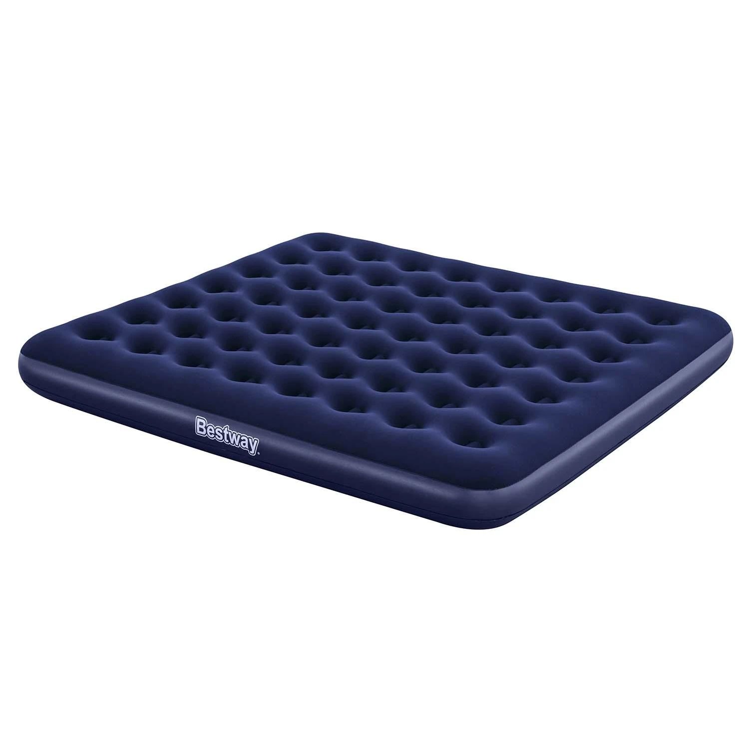 Pripučiamas čiužinys 203x183x22 cm su stūmokliniu pompa Bestway 67004