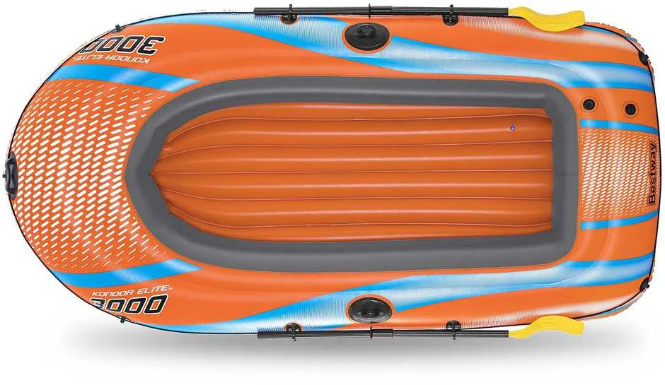 Bestway pripučiamų plaustų rinkinys Kondor Elite 3000 suklijomis ir pompa 61145