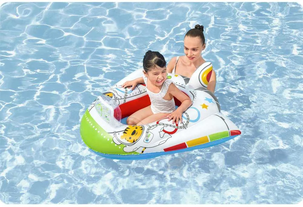 Kosminio laivo paplūdimio plaustas 104 x 99 cm Bestway 34178