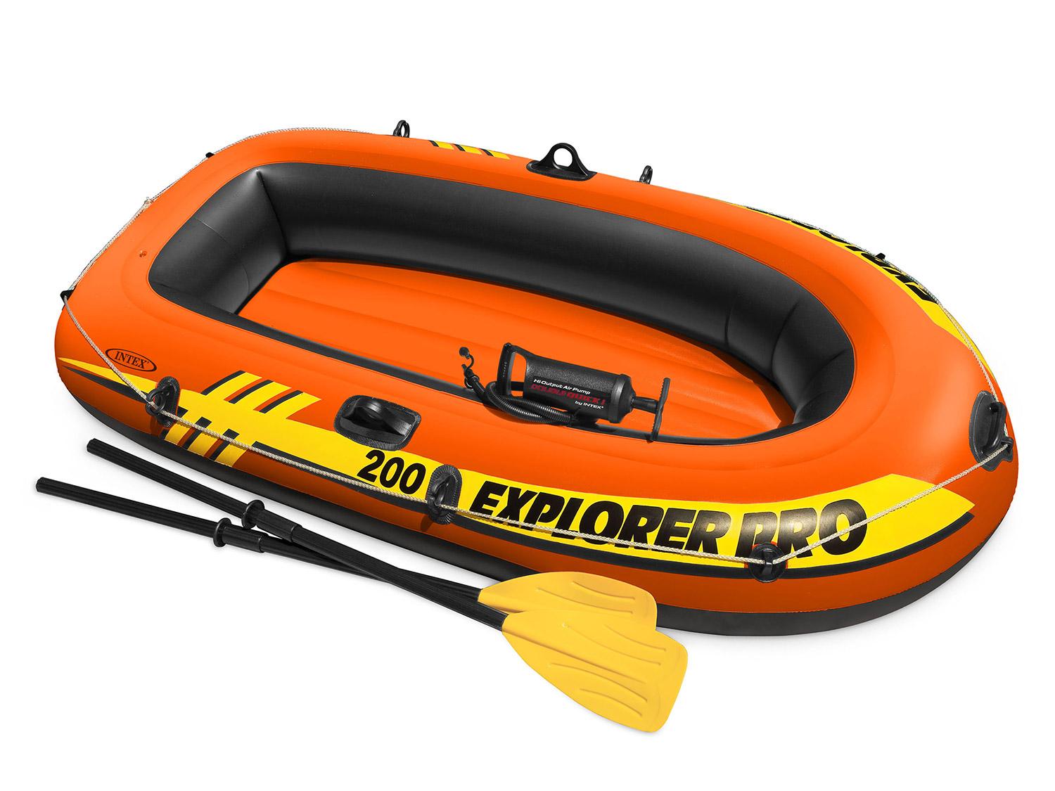 Intex Explorer Pro 200 valčių rinkinys Oranžinis/Geltona, 196 x 102 x 33 cm