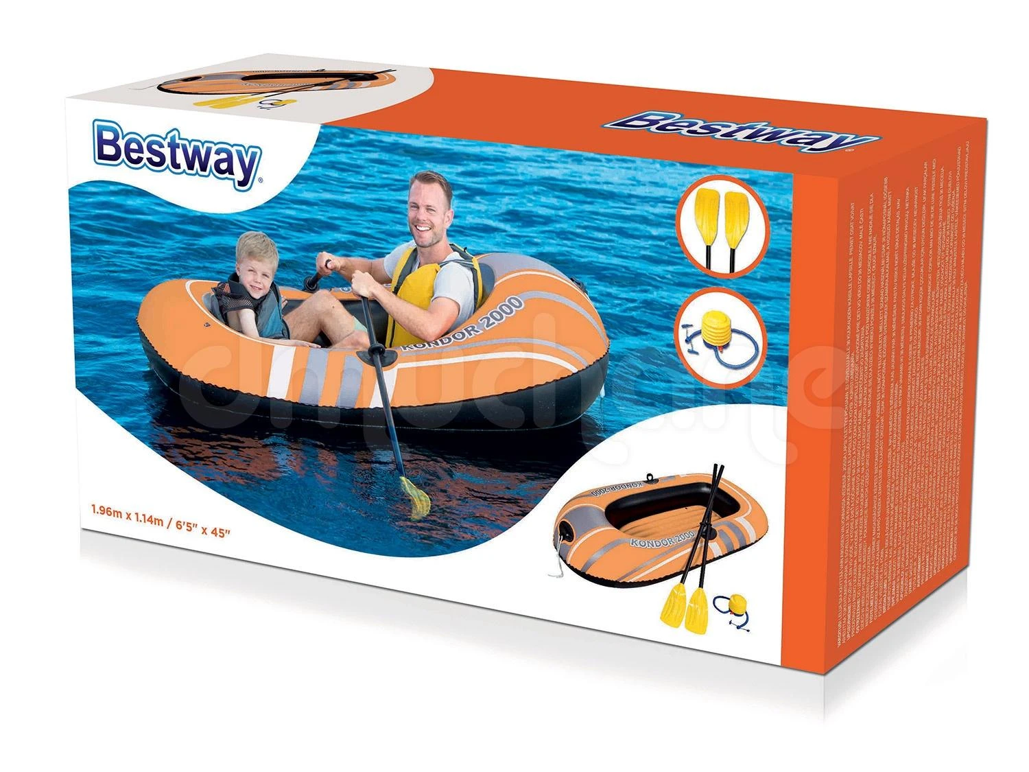 Bestway 61062 pripučiama valtis Kelionėms / poilsiui