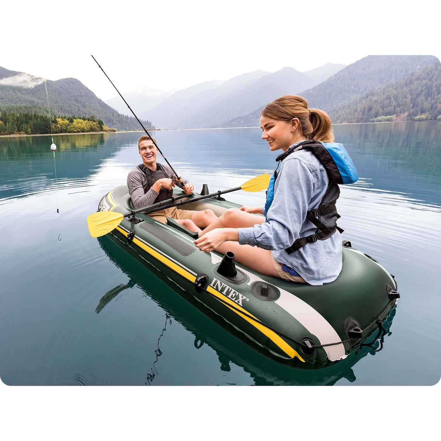 Pripučiama valtis Intex Seahawk II 236x114x41cm 68347NP