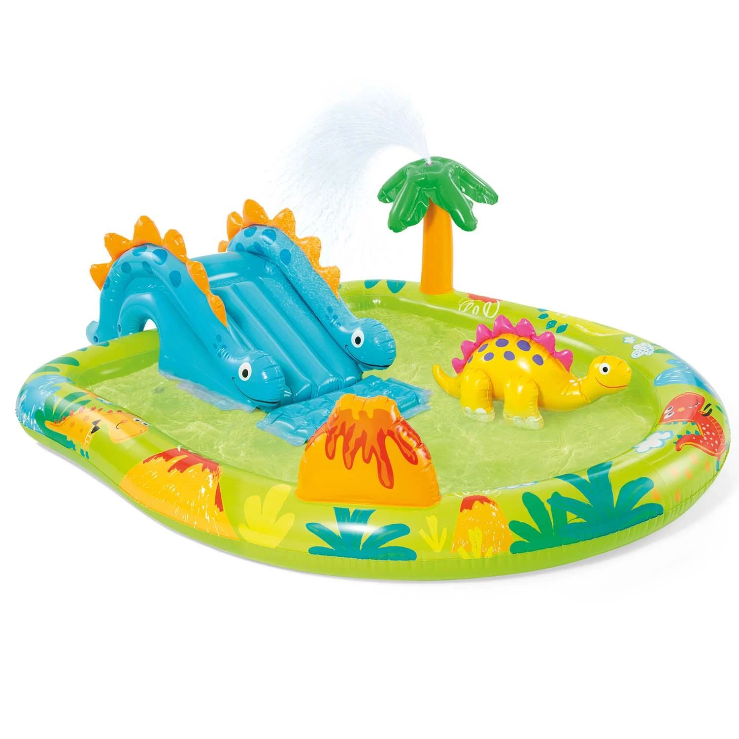 Pripučiamas baseinas (žaidimų aikštelė) INTEX Little Dino Play Center (1.91m x 1.52m x 0.58m)