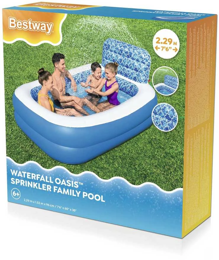 "Bestway Waterfall Oasis" baseinas su vandens purkštuvu