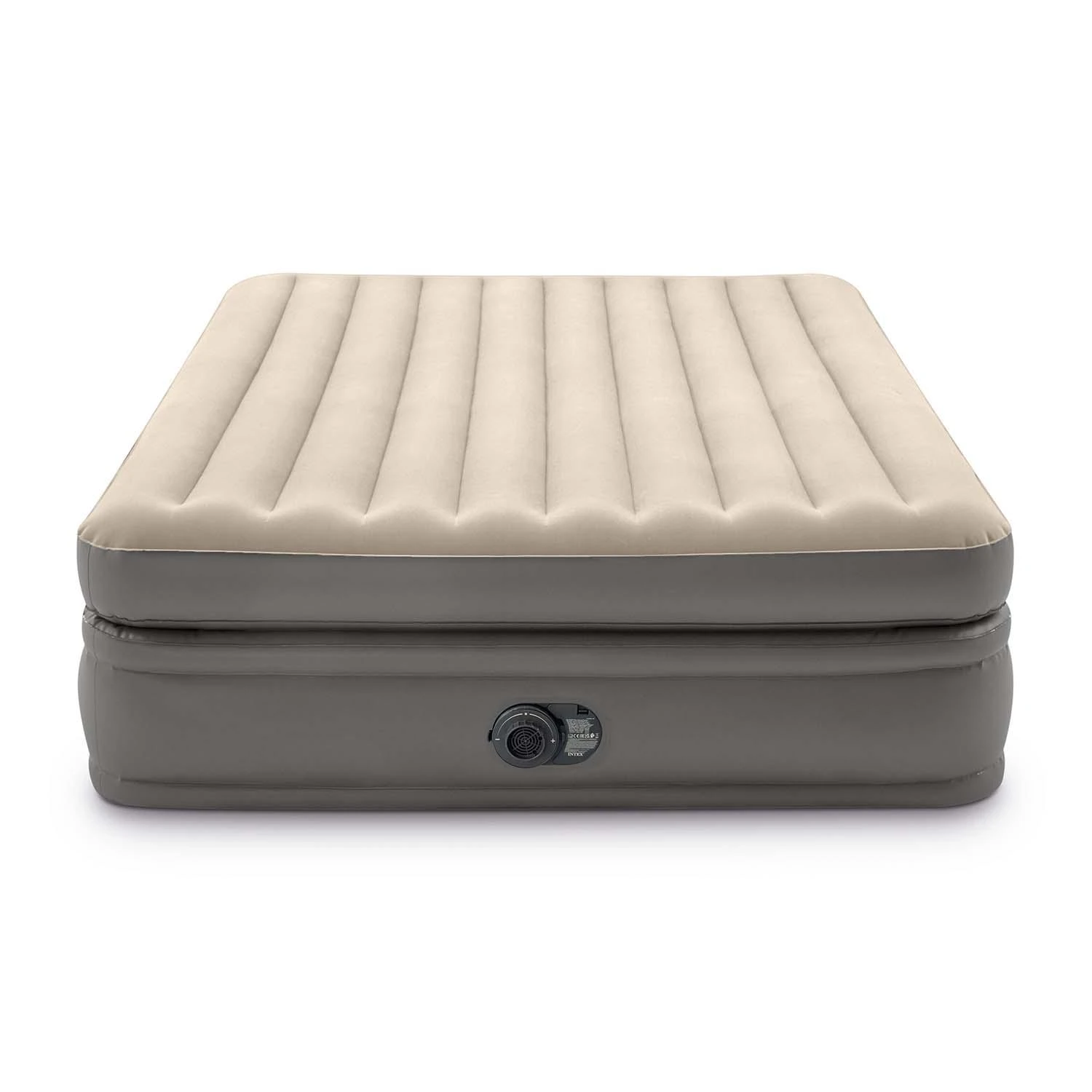 Pripučiamas čiužinys-lova INTEX Queen Comfort Elevated , Airbed W/Fiber-Tech RP su pompa,152x203x51cm