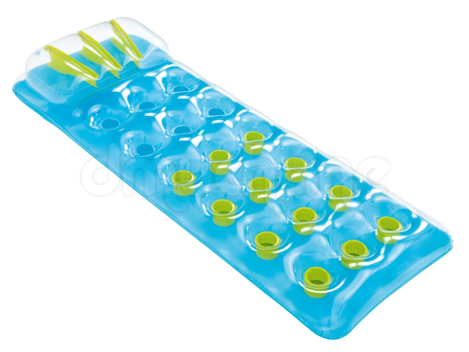 Bestway pripučiamas trijų spalvų plaukimo čiužinys 188 x 71 cm oranžinis 43015