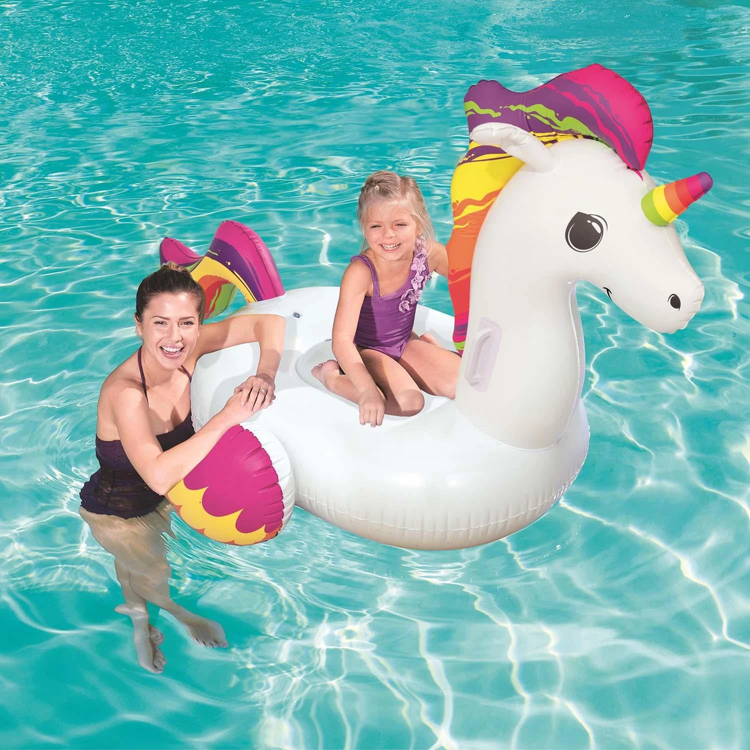BESTWAY pripučiamas vienaragis Fantasy 1.50m x 1.17m, 41114