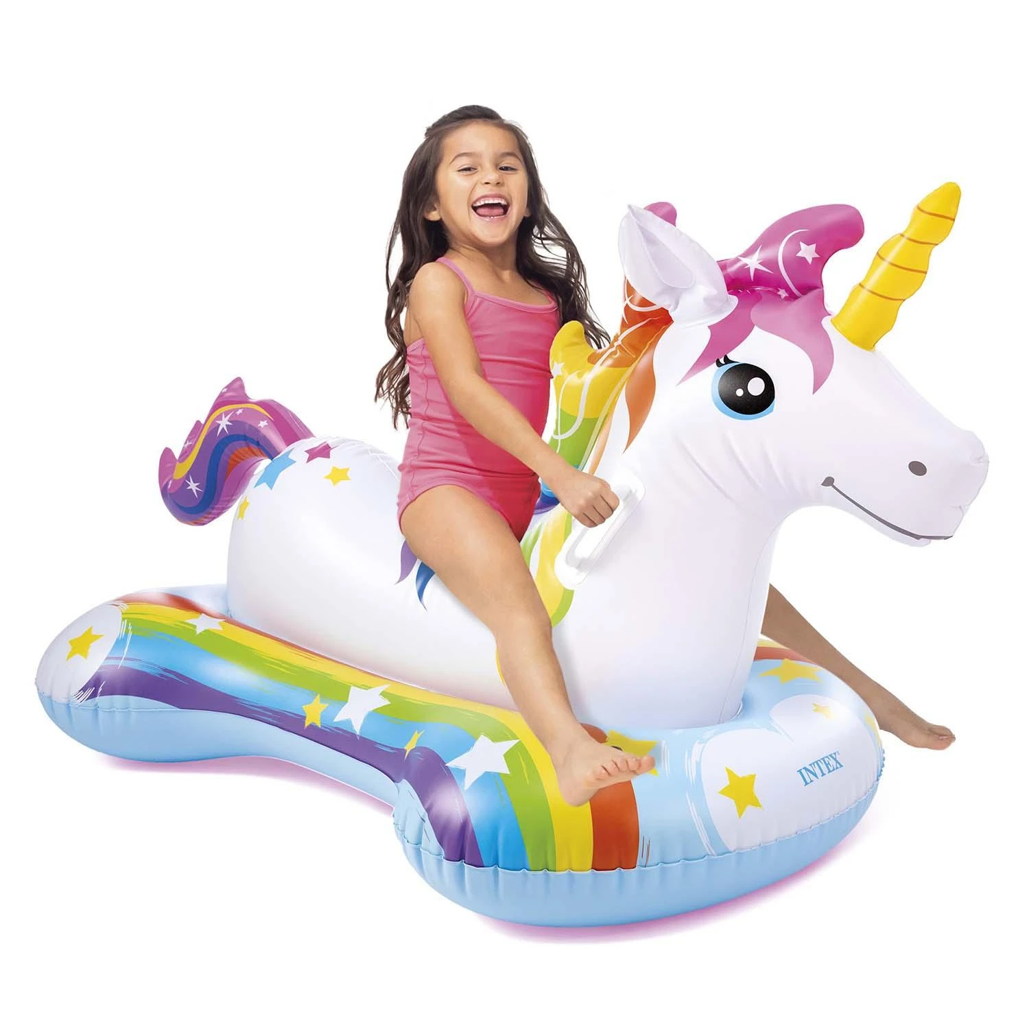 Intex Unicorn Ride-on Pripučiamas plaustas, 163x86cm
