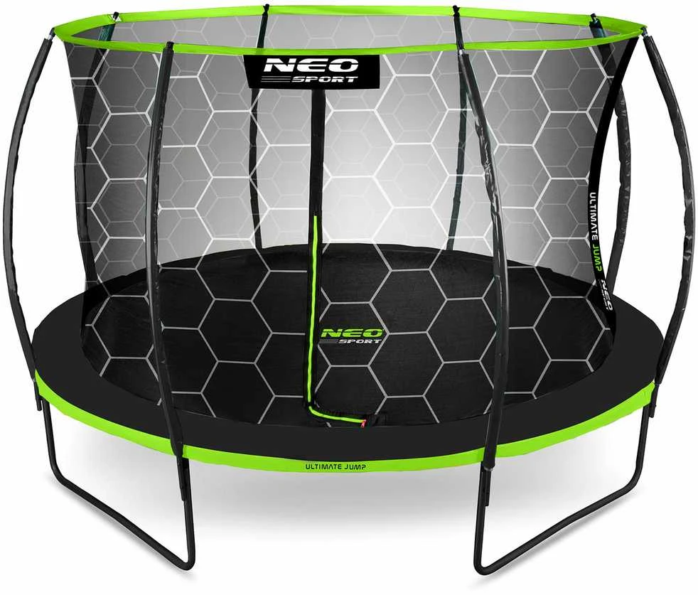Profiliuotas sodo batutas 14 pėdų / 435 cm su vidiniu Neo-Sport tinkleliu