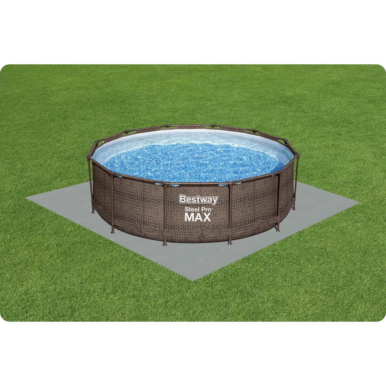 Bestway Kilimėlis po baseinu 50 x 50 cm 9 vnt.