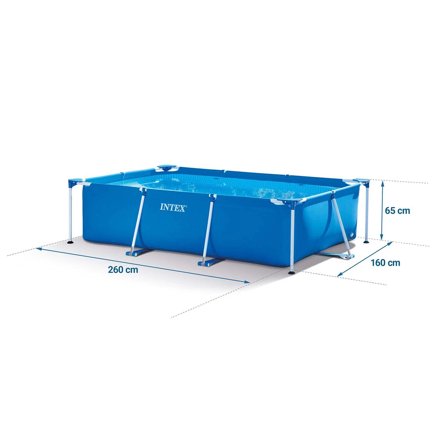 Stačiakampis sodo baseinas Intex, 2.6x1.6m