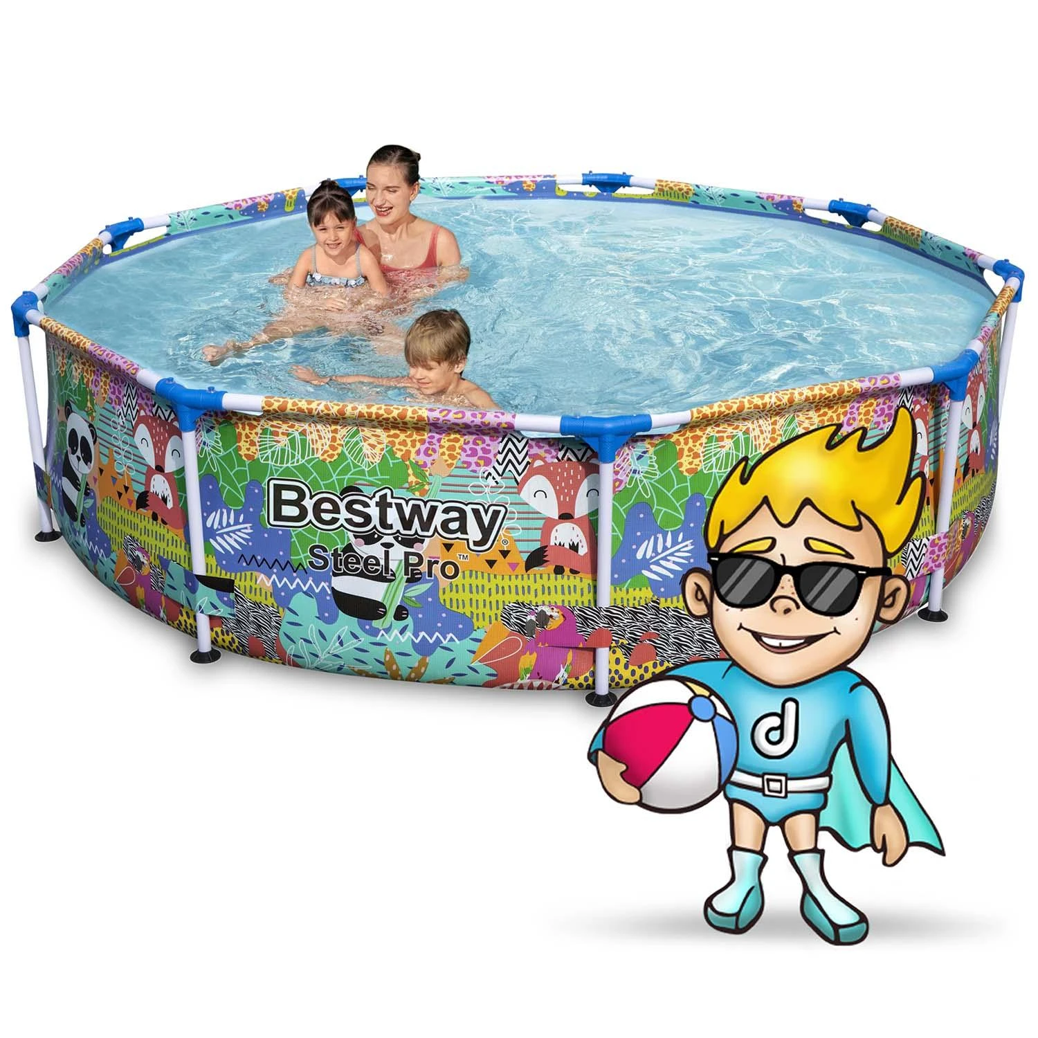 „BestWay“ baseino „Steel Pro“ apvalus baseinas, 274 x 66 cm