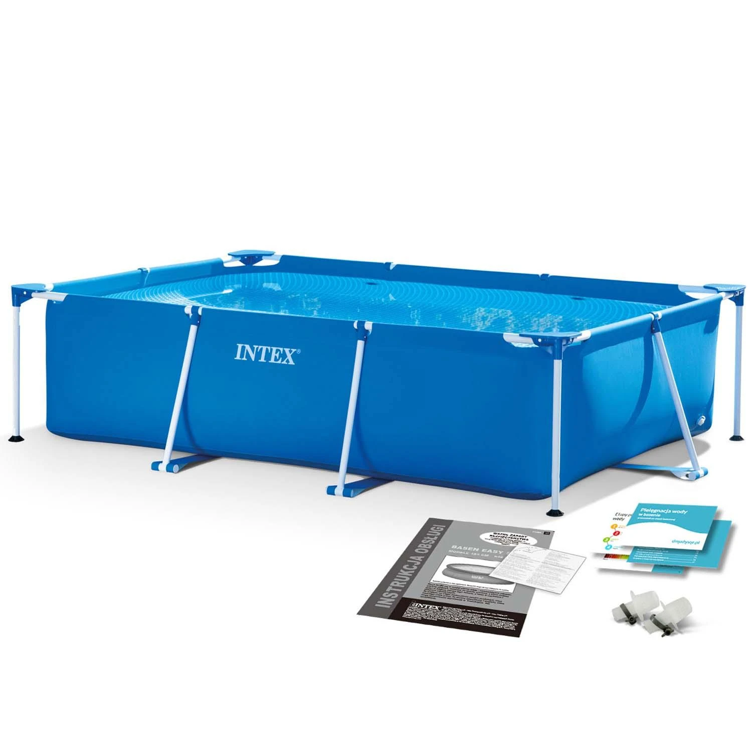Baseinas Intex stačiakampės formos, 3x2m, Mėlynos spalvos