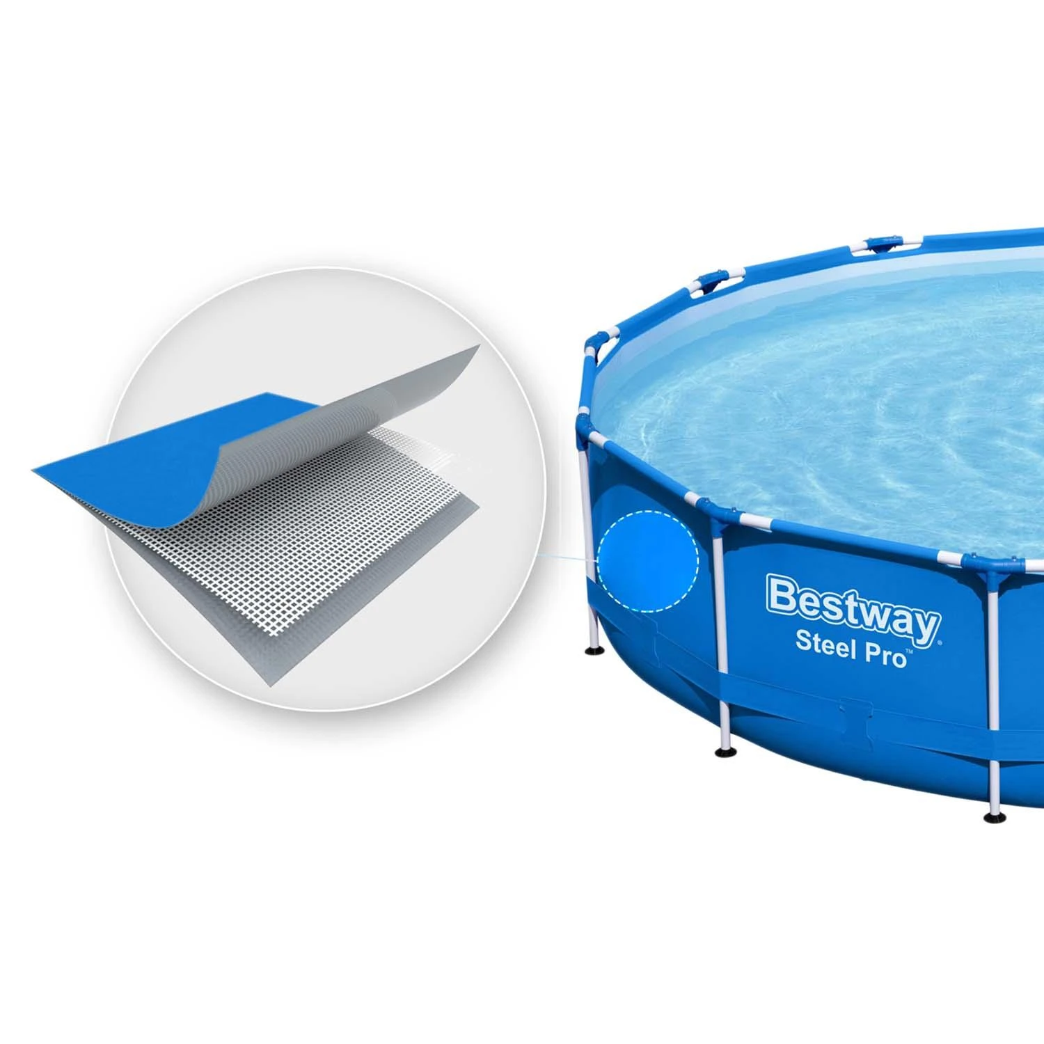 Karkasinis baseinas su siurbliu Bestway Steel Pro  56679 305x76cm