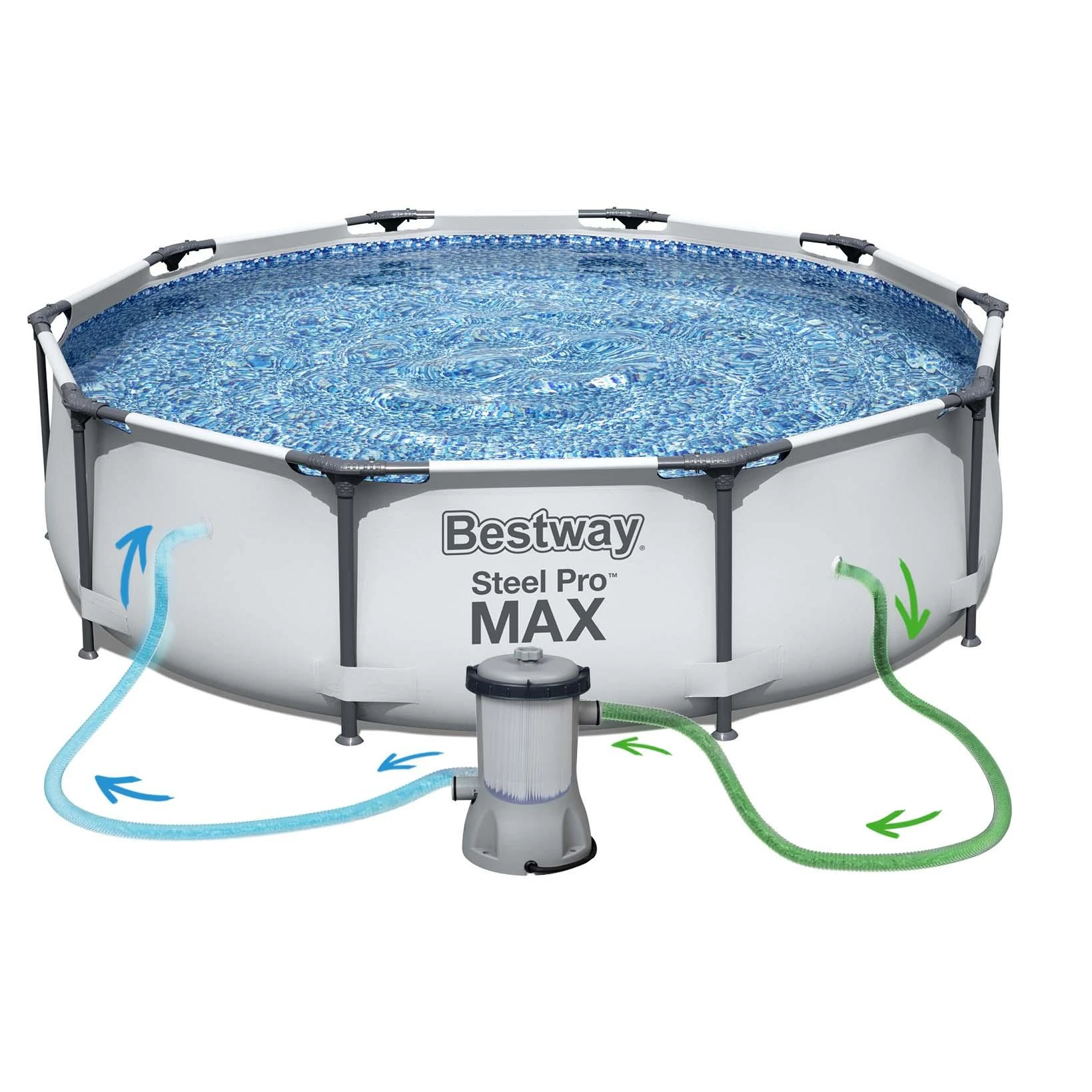 Bestway karkasinis baseinas Steel Pro Max 305x76cm (56408)