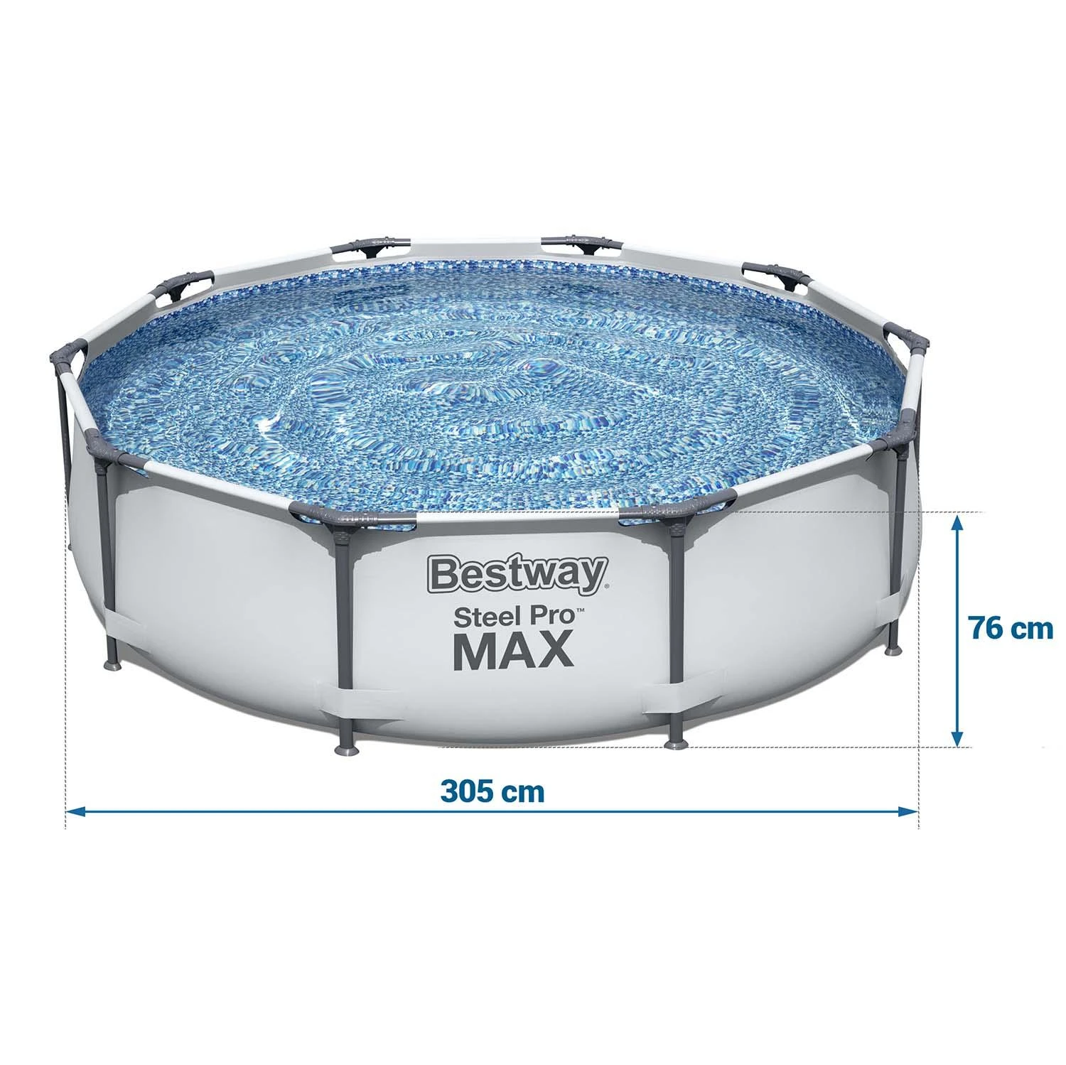Bestway karkasinis baseinas Steel Pro Max 305x76cm (56408)