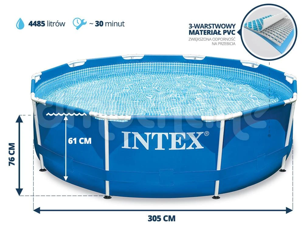 Karkasinis baseinas Intex 28200NP 305x76cm