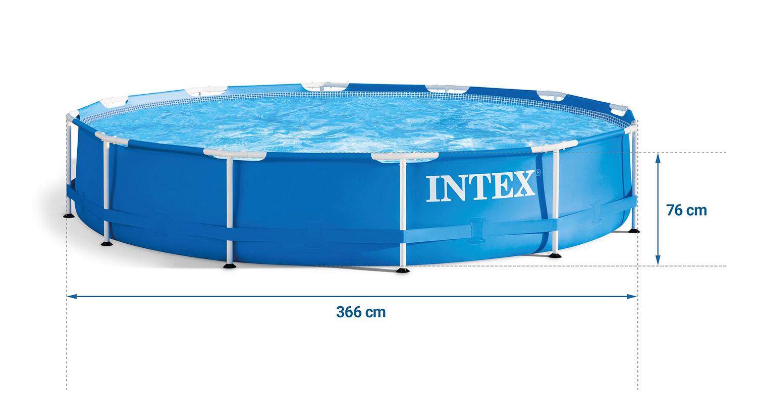 INTEX 28202 lauko baseinas su rėmu 305 x 76 cm 15in1