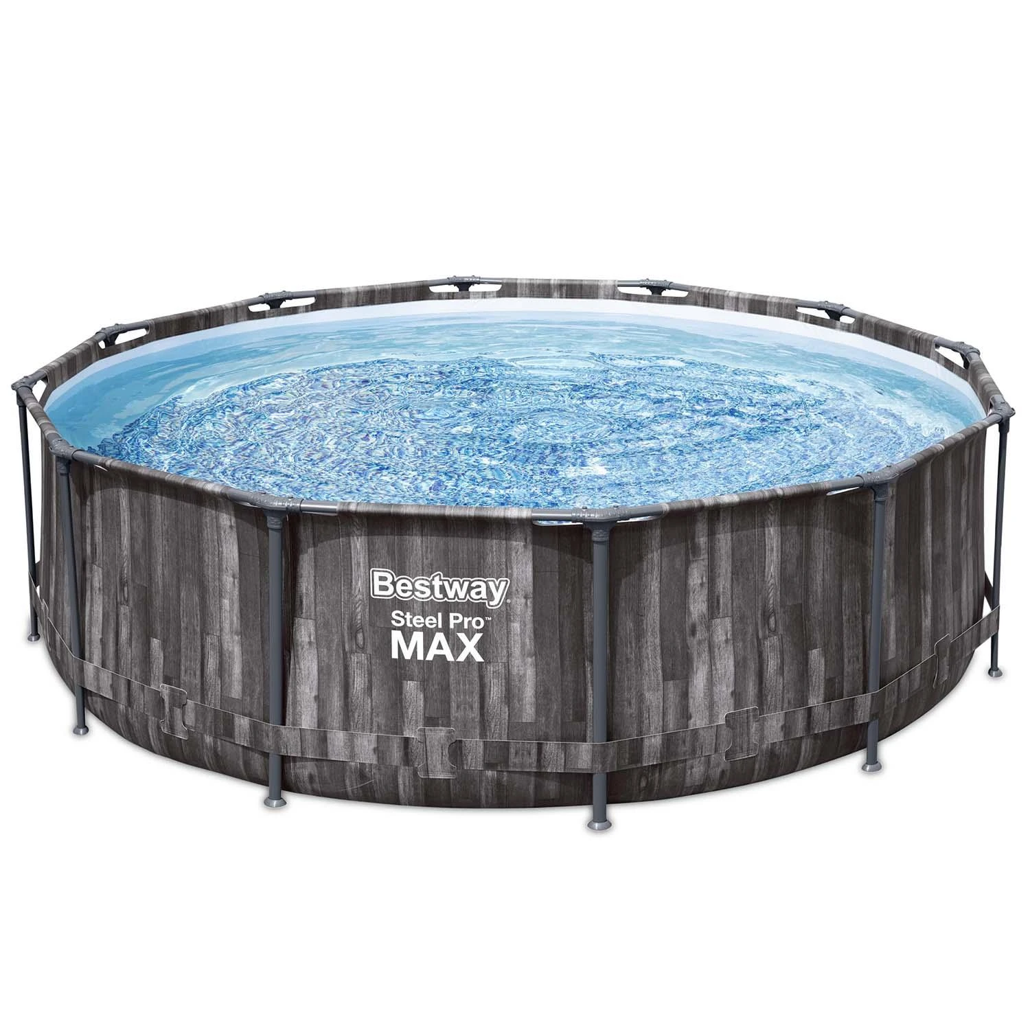 Rėminis baseinas 12FT 366x100 cm Plieninis Pro Max BESTWAY