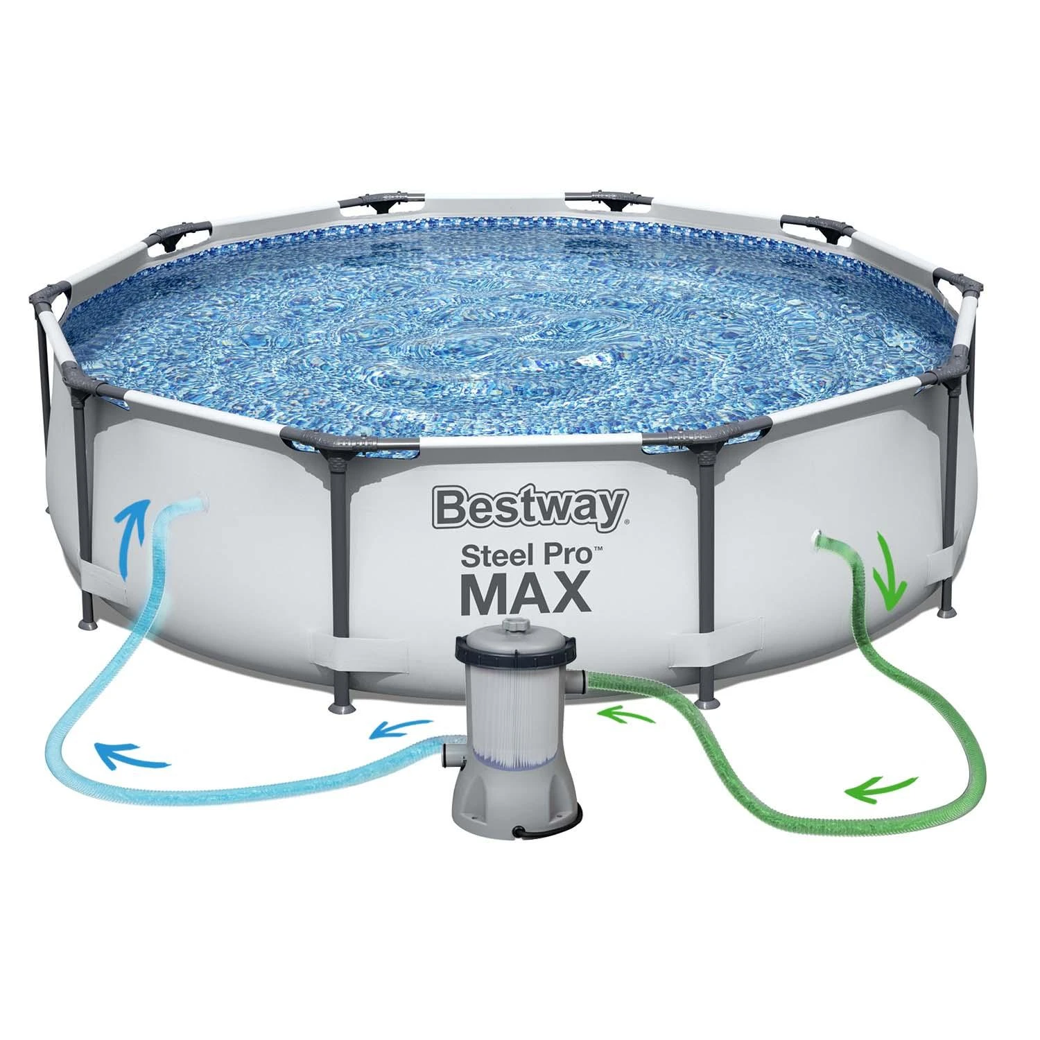 Bestway karkasinis baseinas 366cm Steel Pro Max (56416)