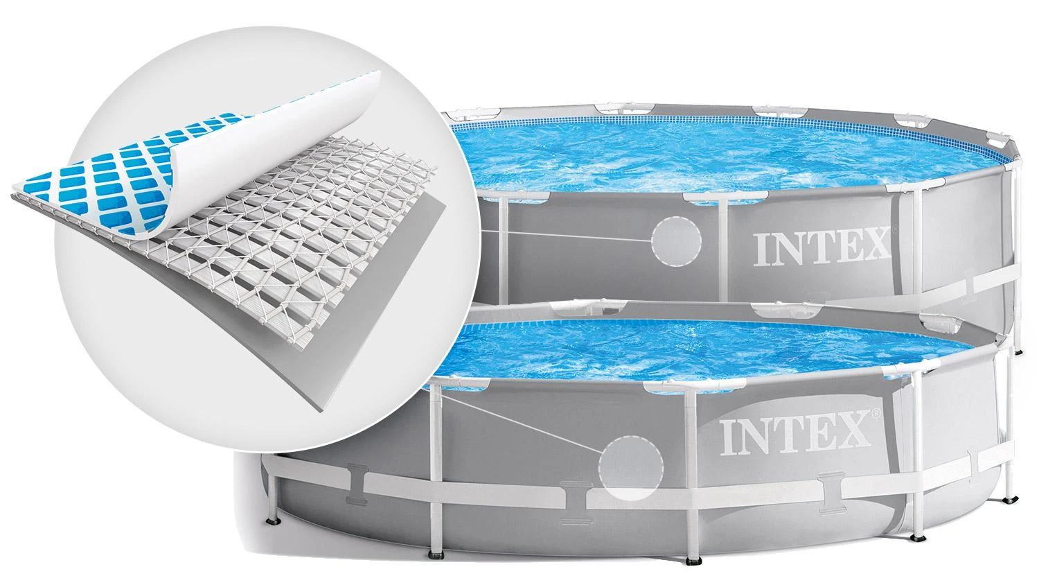 INTEX karkasinis baseinas PRISM FRAME POOL 26732NP 549x122cm