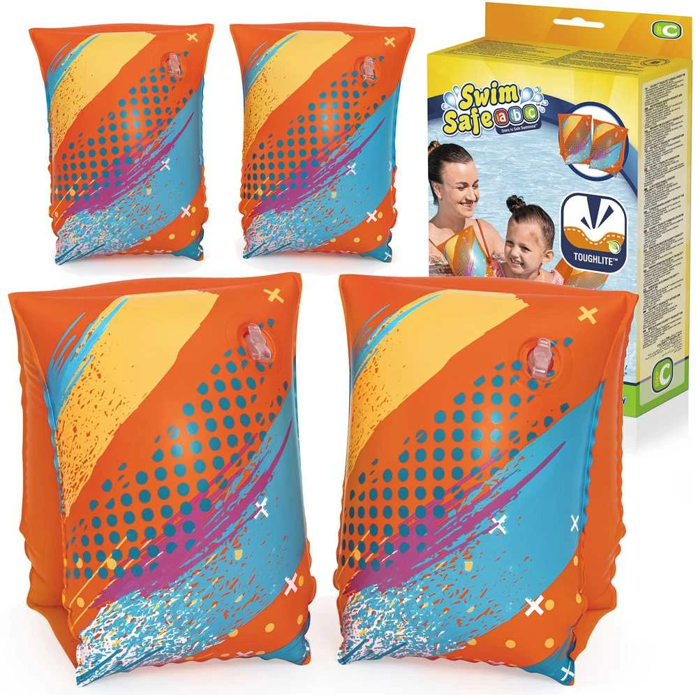 Bestway spalvingos plaukimo rankovės S/M drugeliai 32273