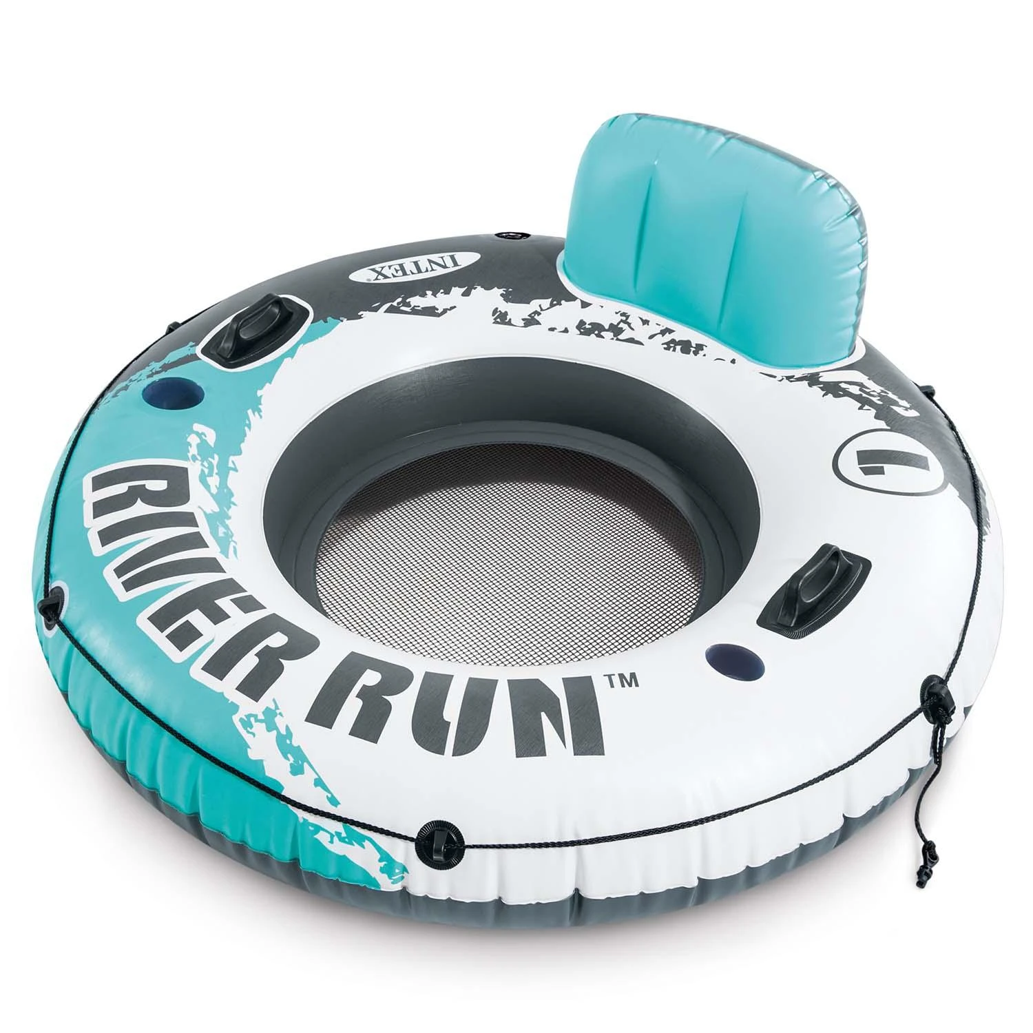 Intex River Run plaukimo ratas 135 cm su 2 rankenomis