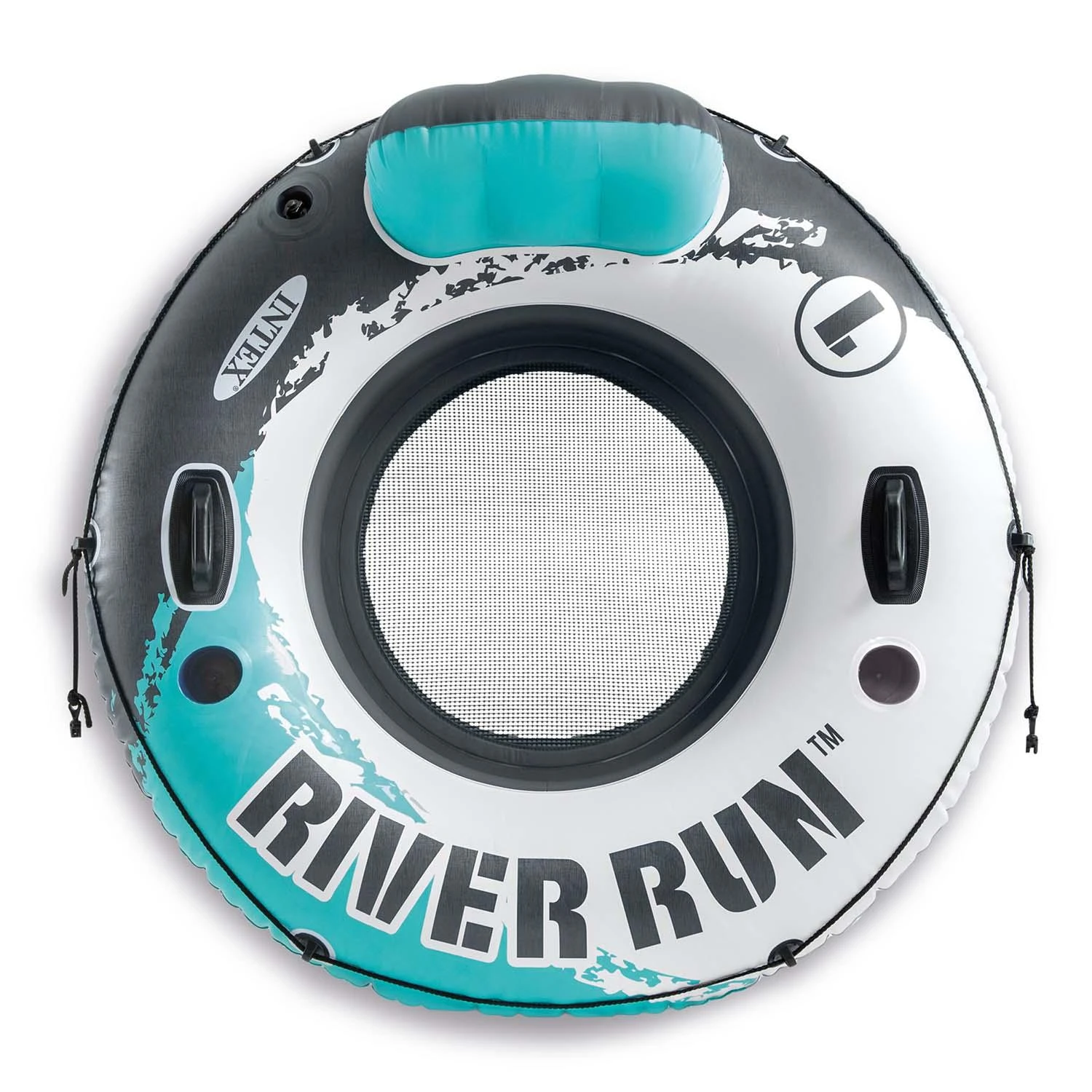 Intex River Run plaukimo ratas 135 cm su 2 rankenomis