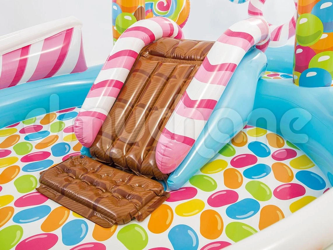 INTEX CANDY WATER ŽAIDIMŲ AIKŠTELĖ, 295 CM X 191 CM X 130 CM, 57149NP