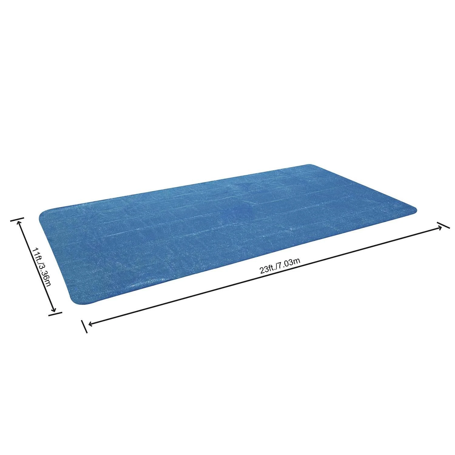 Bestway Baseino uždangalas Flowclear, mėlynas, 703x336cm, stačiakampis