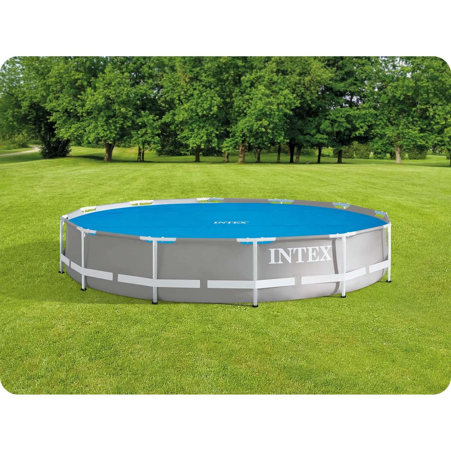 Telone Intex Baseino uždangalas, mėlynas, 348cm, polietilenas