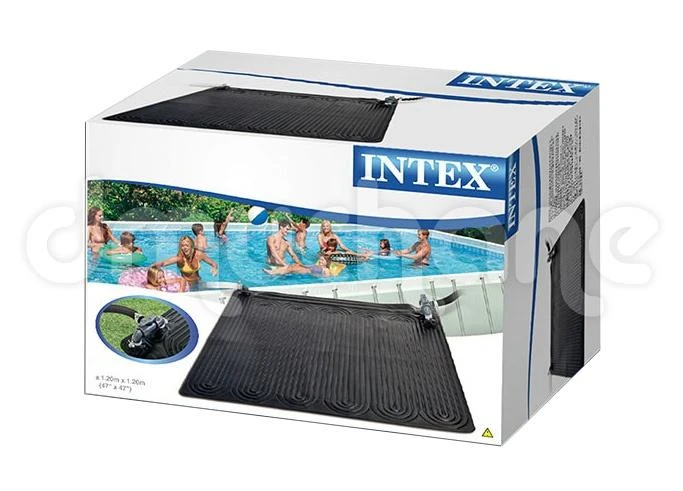 Intex Saulės energija šildomas kilimėlis, juodos sp., 1,2x1,2 m, PVC