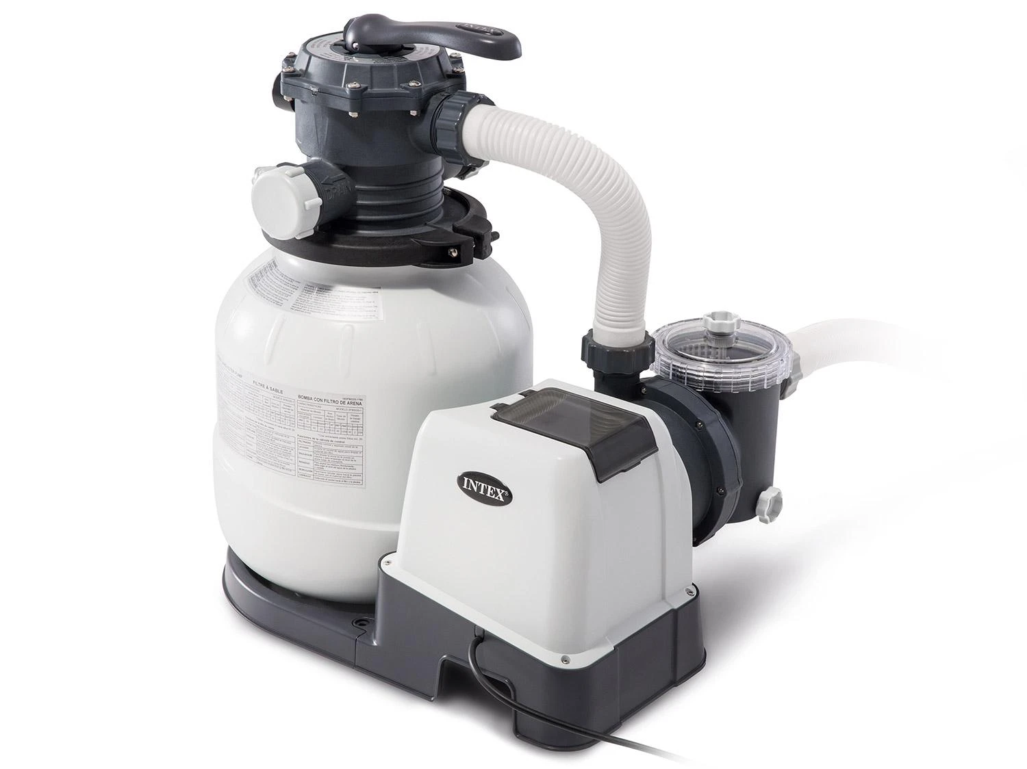 Baseino smėlio filtras su pompa Intex Krystal Clear SX2100