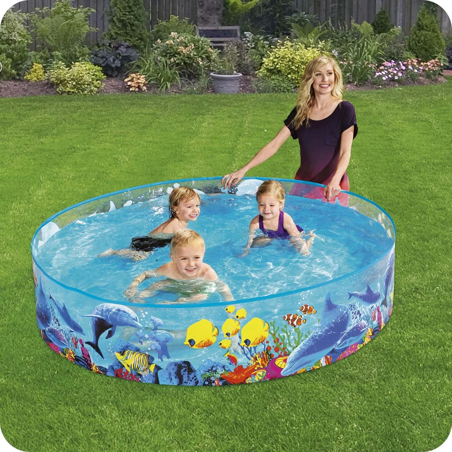Ramstinis baseinas Bestway Fill N Fun Odyssey 55030, 183x38 cm, mėlynas