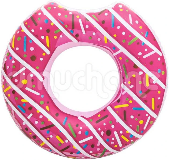Pripučiamas paplūdimio ratas maudynėms rudas „Donut“ 107 cm „BESTWAY“